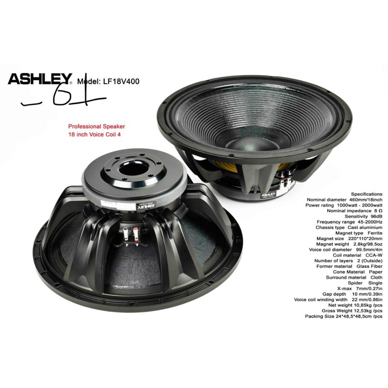 speaker ashley LF18V400