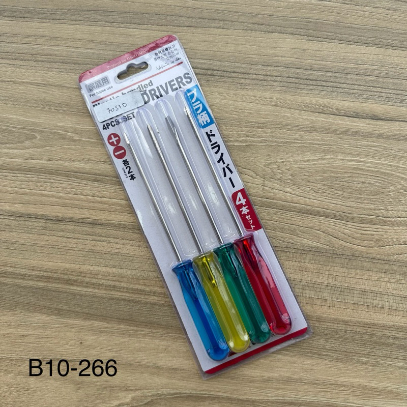 Obeng 4 PCS Transparan JAPAN