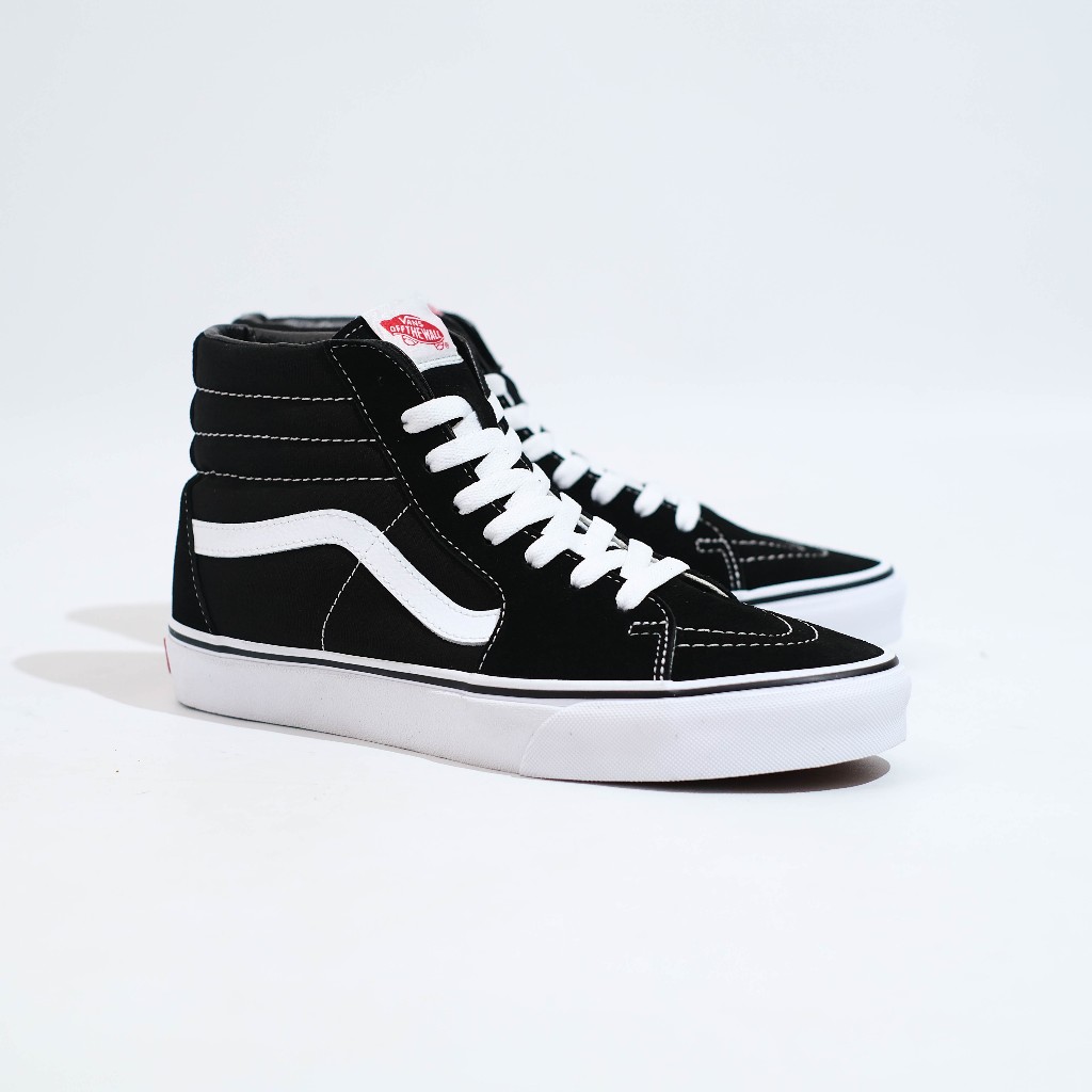 Vans Sk8 Hi Black White Resmi Navya