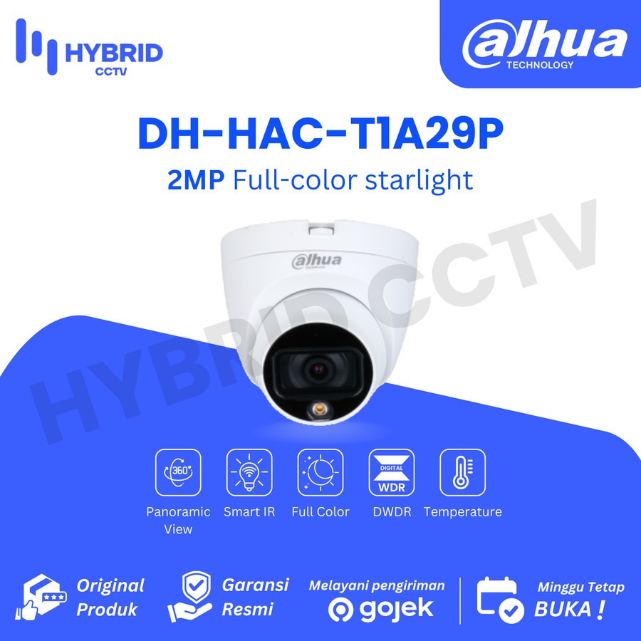 Camera DH-HAC-T1A29P Dahua 1080P Full-color starlight