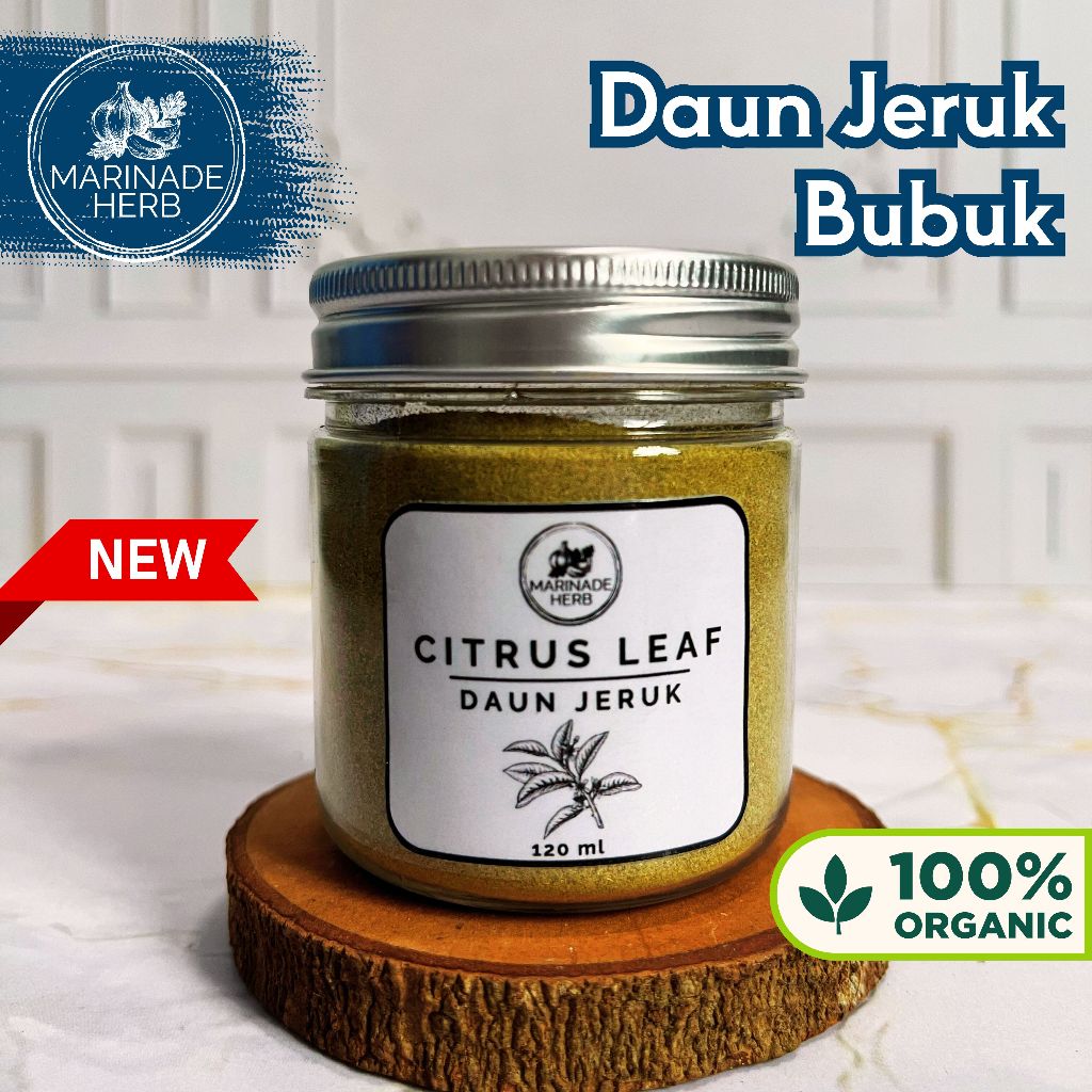 

DAUN JERUK BUBUK MURNI - BUMBU DAPUR / BUMBU MASAK PREMIUM - MARINADE HERB - 120ML