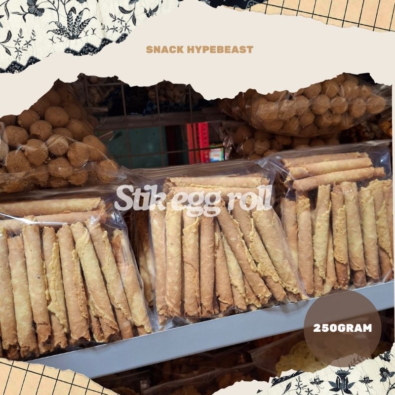 

Snack Stik EggRoll kemasan 250gr