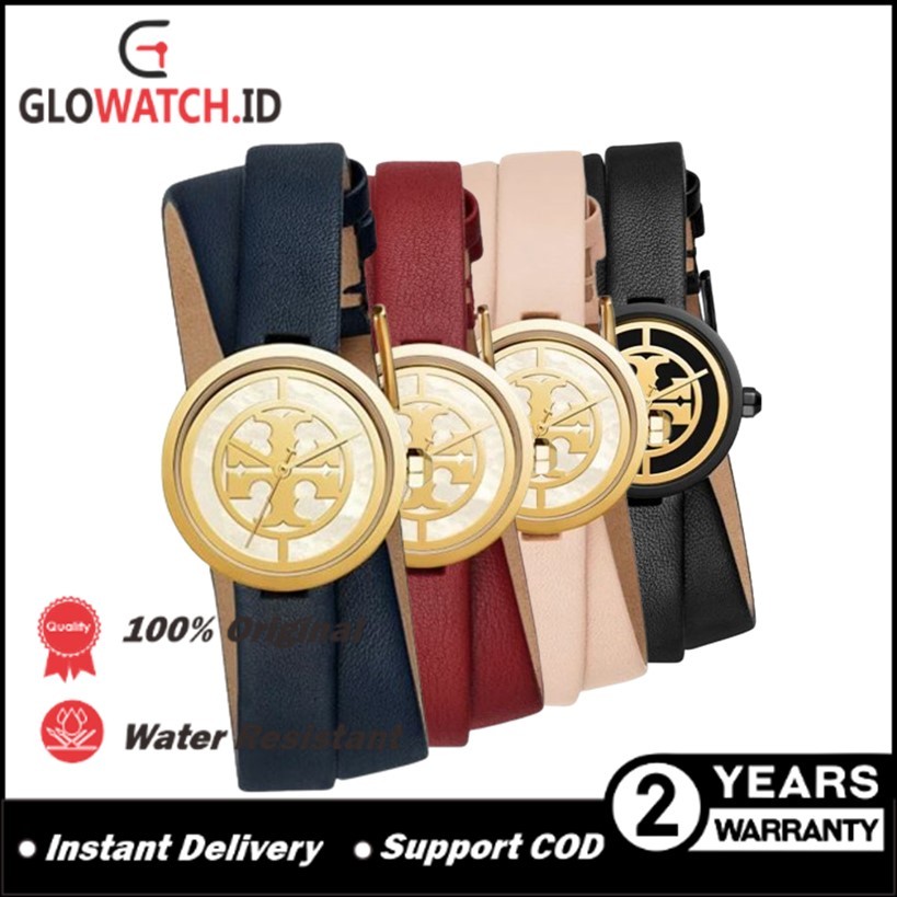 [Promo] Jam Tangan Wanita Tory Burch TBW4030 & TBW4031 & TBW4032 & TBW4033 Reva Double Wrap Leather 