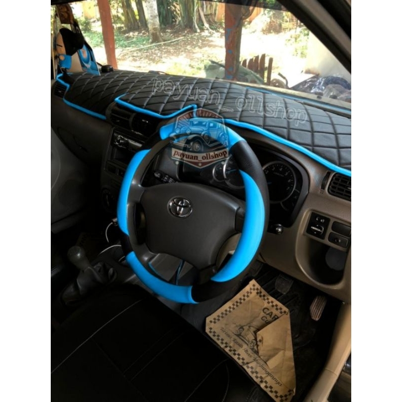 Alas dasbor cover dasbor pelindung dasbor mobil avanza alas dasbor+sarung setir  murah