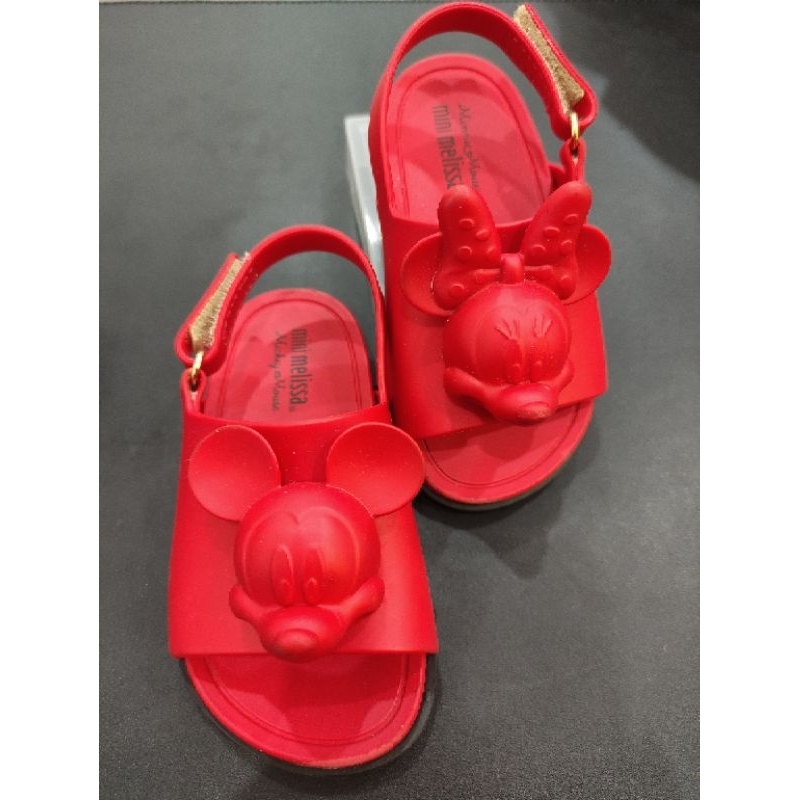 Sandal Mini Melissa Original PreLoved  (Bekas) Sandal Anak Mickey Minnie Sandal Anak Cewek
