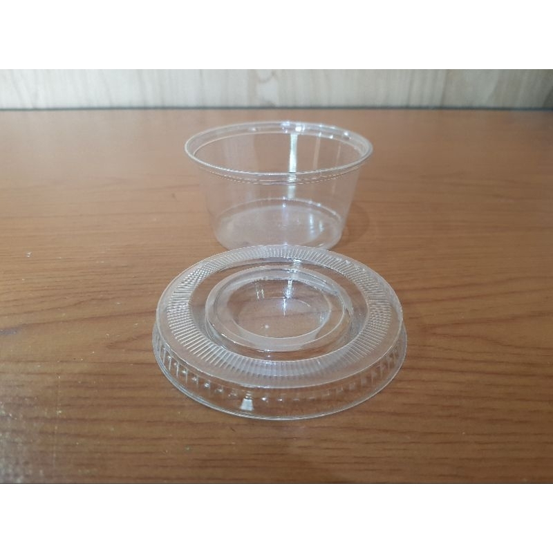 isi 50pcs Cup puding 130ml tutup datar  Cup pudding 130ml PET