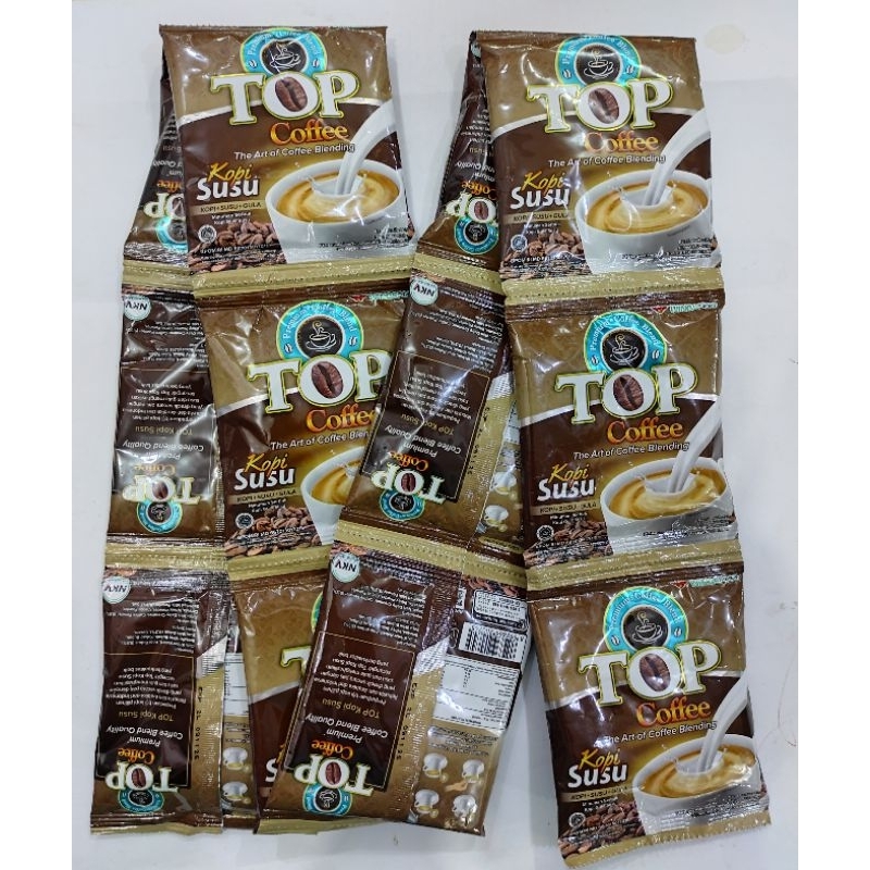 

Kopi Top Coffe Kopi Susu 31 g (isi 12 pcs)