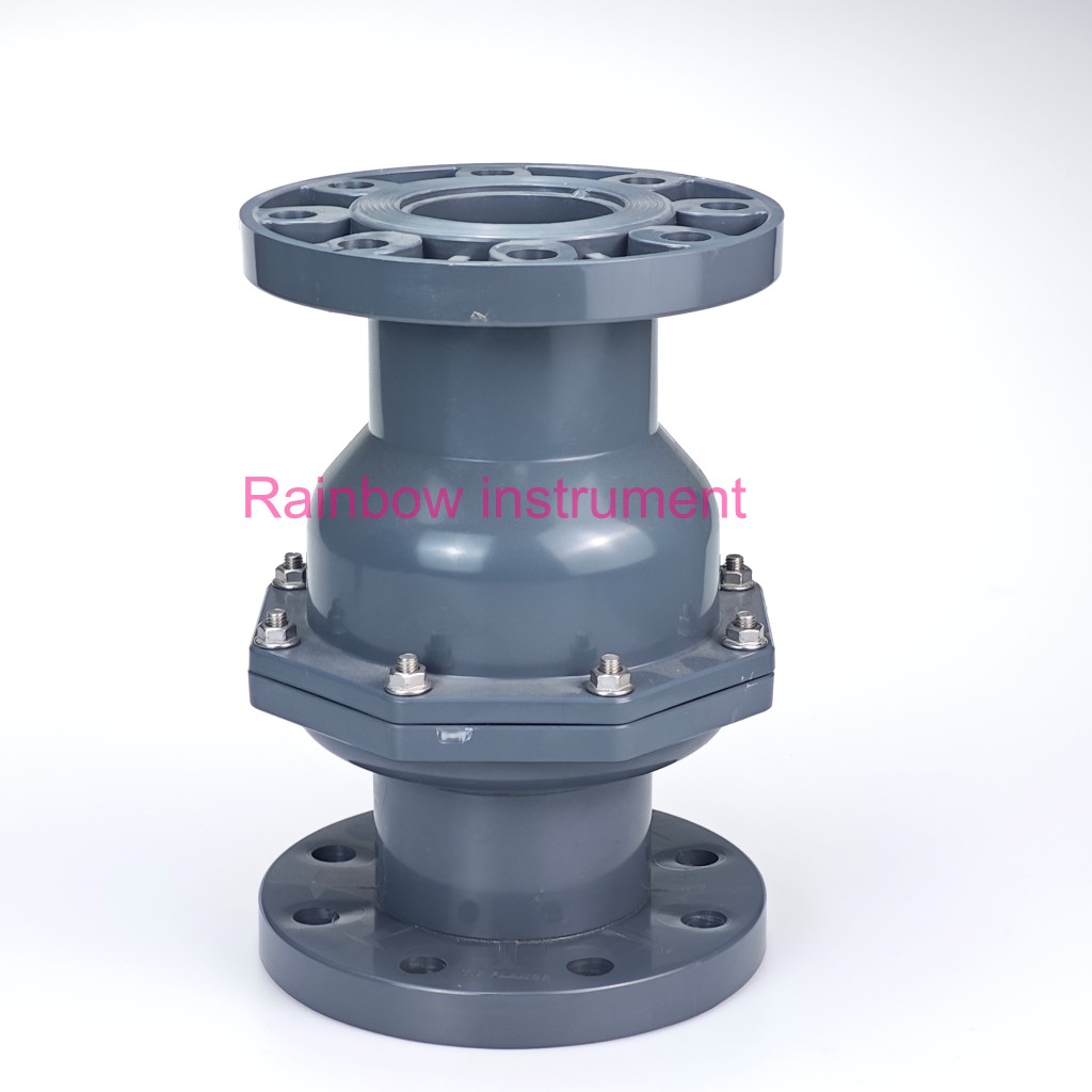 Check Valve swing Pvc model flange ukuran 4" inch / flap swing check valve JIS 10K 4" inch