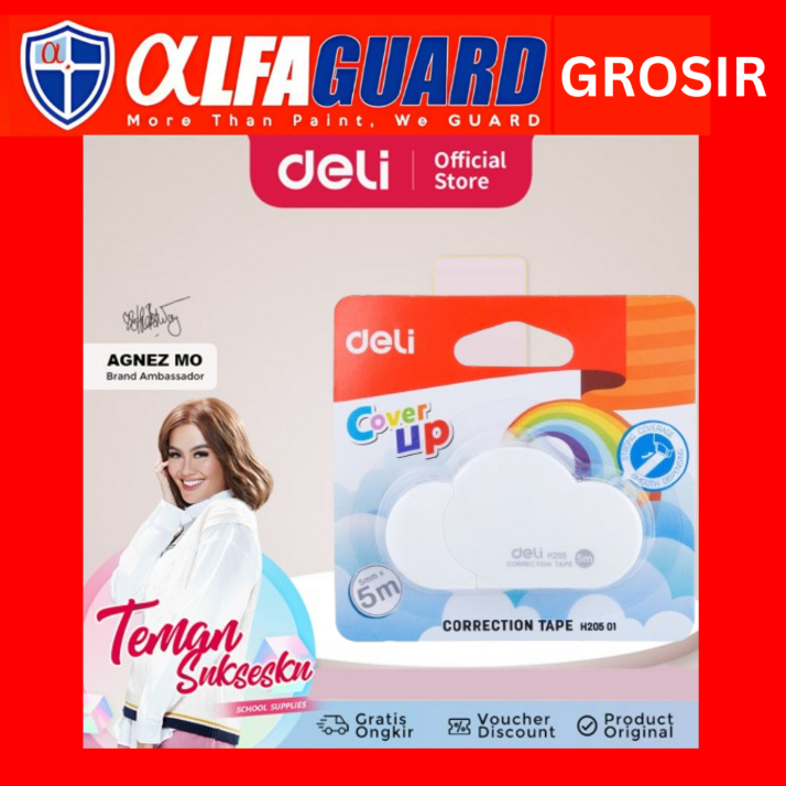 

Tipe-X DELI Correction Tape Mini 5mx5mm - EH20501