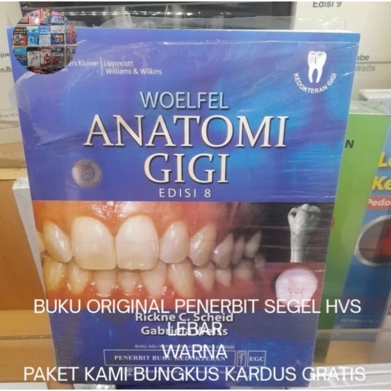 Buku Original Woelfel Anatomi Gigi Edisi 8 - Rickne C. Scheid