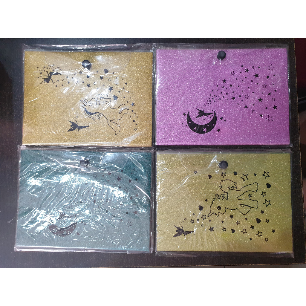 

BUKU NOTEBOOK A5 GLITER FANCY NOTES CATATAN BERGARIS DIARY GLITTER KANCING NSB 403