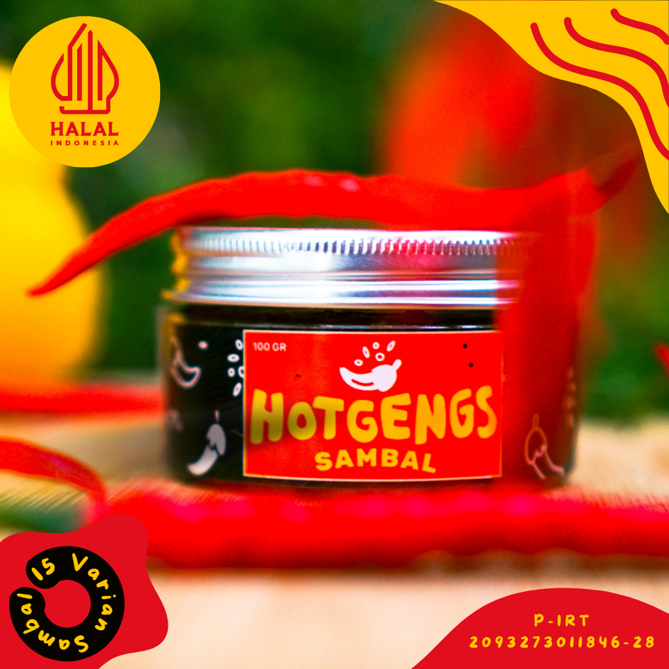 

RK60 Sambal Hotgengs 170 Gram 15 Varian Rasa. Sambel Bawang dengan Aneka Topping