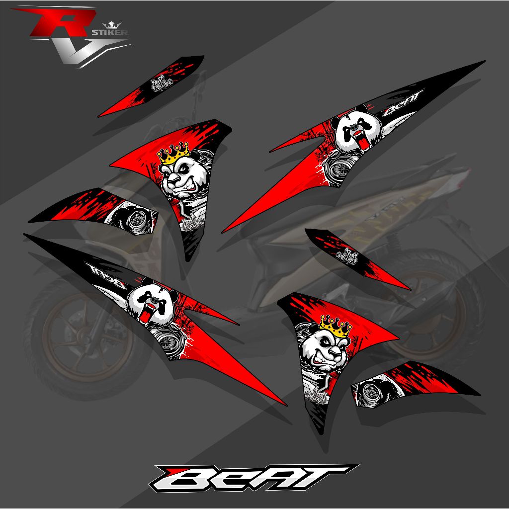 STRIPING HONDA BEAT STREET 2024/STIKER MOTOR BEAT 2024 TERBARU