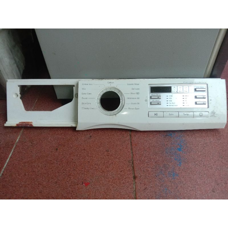 COVER DISPLAY MESIN CUCI FRONT LOADING LG DIRECT INVERTER ORIGINAL COPOTAN
