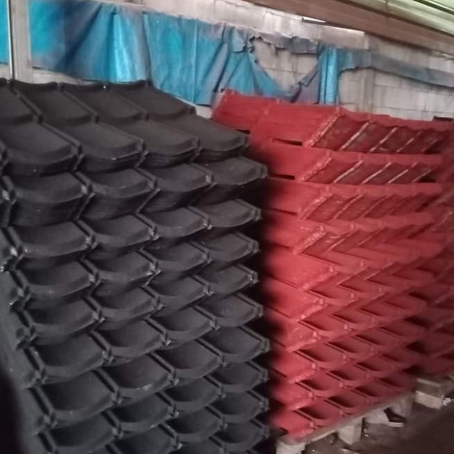 Terjangkau ATAP BAJA RINGAN GENTENG METAL PASIR 2X4 HITAM MERAH