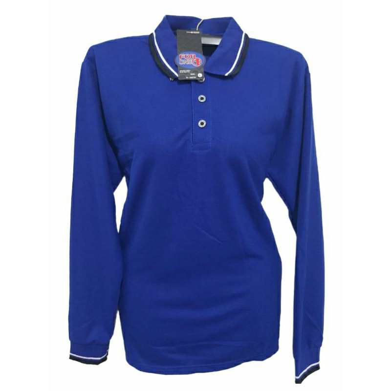 kaos berkerah lengan panjang kaos sragaman olahraga