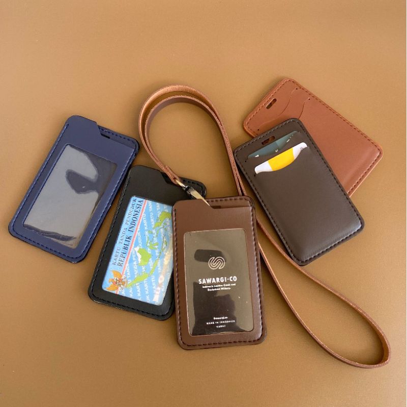 

ID Card Holder Kulit Nametag Holder By Sawarguco sanes