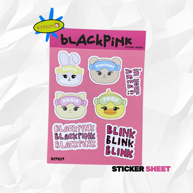 

[BACA DESKRIPSI] STICKER SHEET BLACKPINK