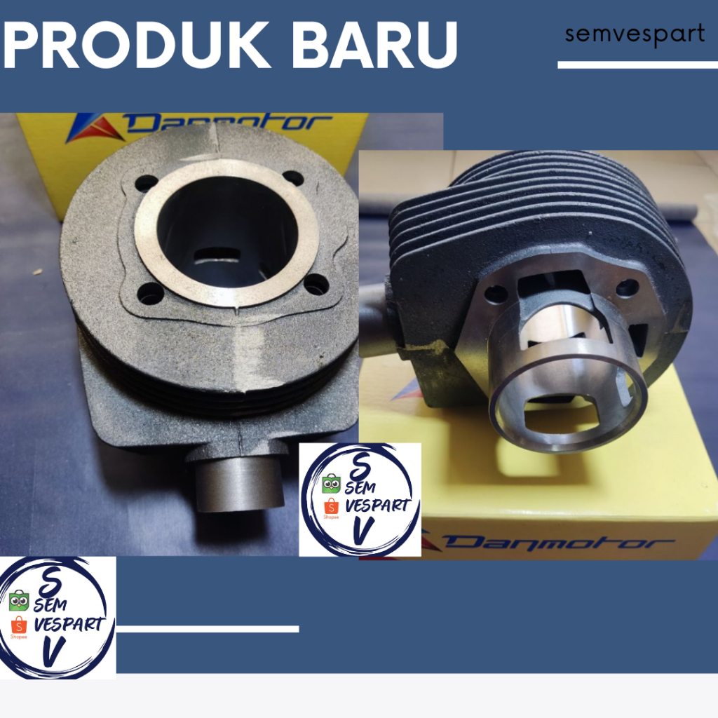 blok Seher Vespa Excel / Blok Silinder Vespa / Blok Piston Vespa Excel Exclusive Pxe SUPER Lubang 5 