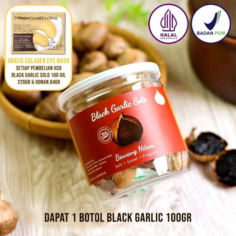 

Bawang Hitam Lanang Tunggal Black Garlic 100g
