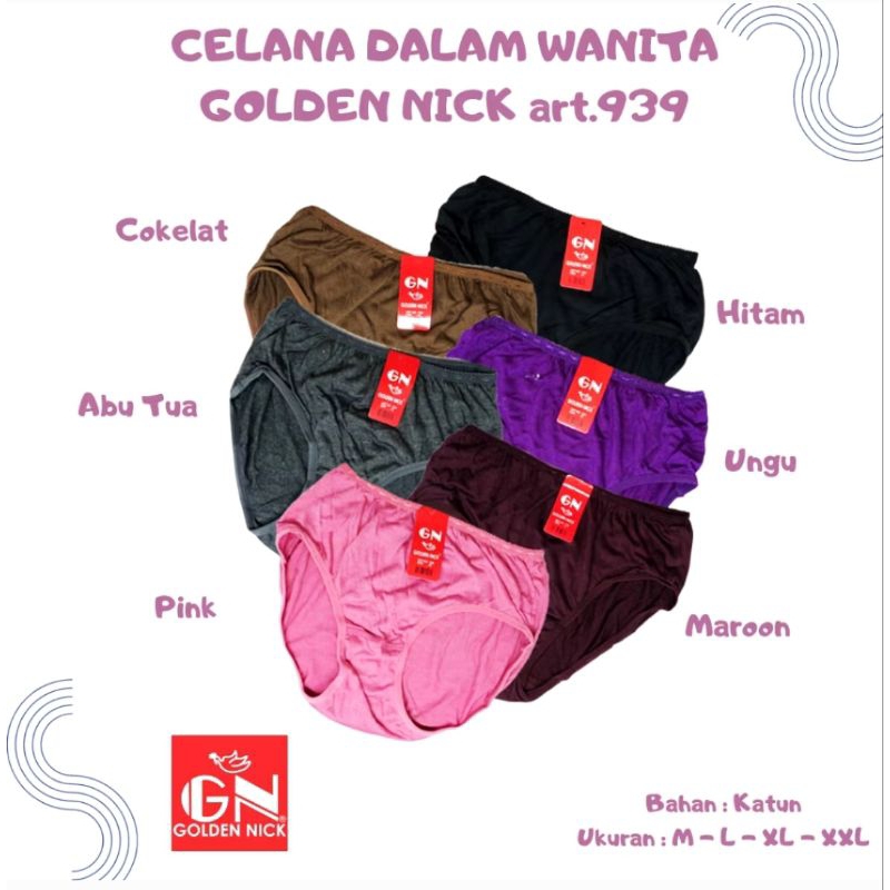 CD GOLDEN NICK 939/Cd GN/cd katun murah