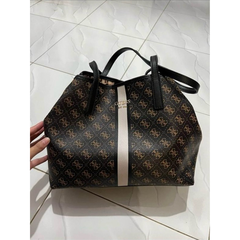 Preloved Guess Tote Bag | Tas Bahu Guess