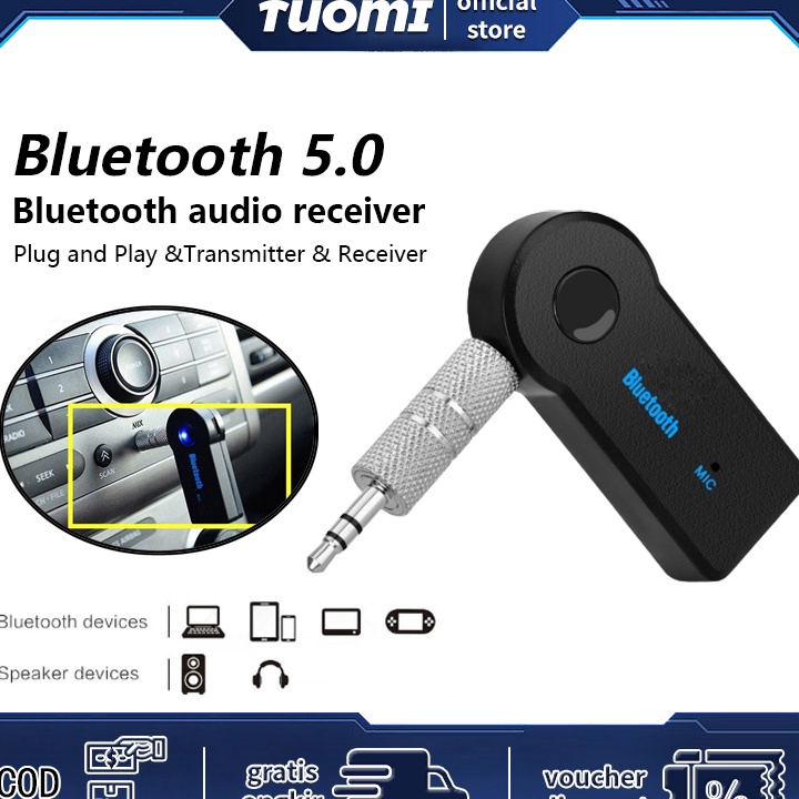 Terjangkau Tuomibluetooth audio receiver bluetooth receiver ck 5 bluetooth wireless audio receiver