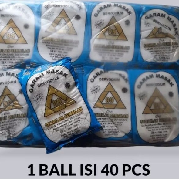 

1 BALL Garam masak isi 40 pcs @150g.