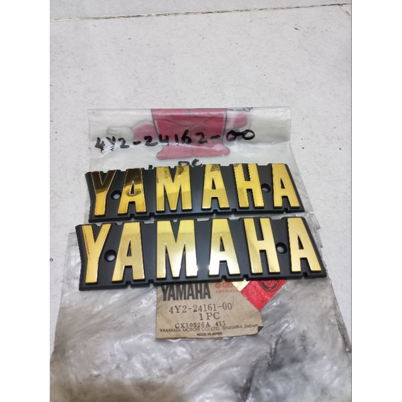 Emblem tangki YAMAHA RX-K 135 RX135 nos original japan