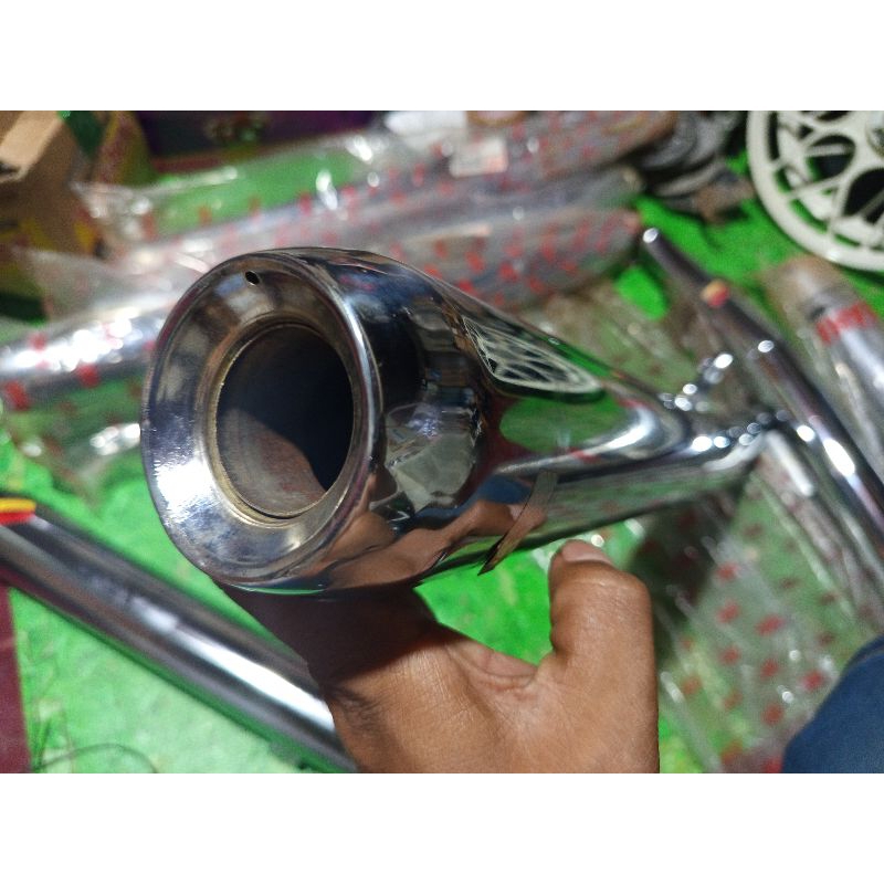 knalpot rxspesial rxs muffler kenalpot yt115 original yamaha 3WL-E4711-01