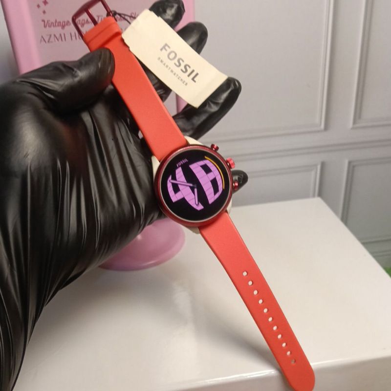 KOLPRI  JAM TANGAN SMARTWATCH FOSS*"L GEN 4 FTW6027 PINK BLUSH