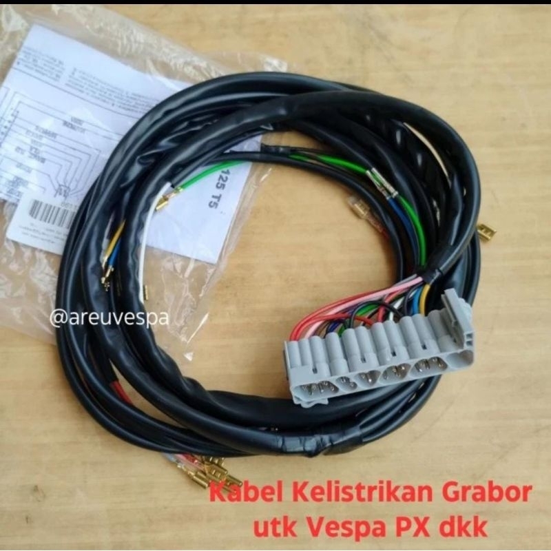 Kabel Kelistrikan Grabor Utk Vespa PX dkk