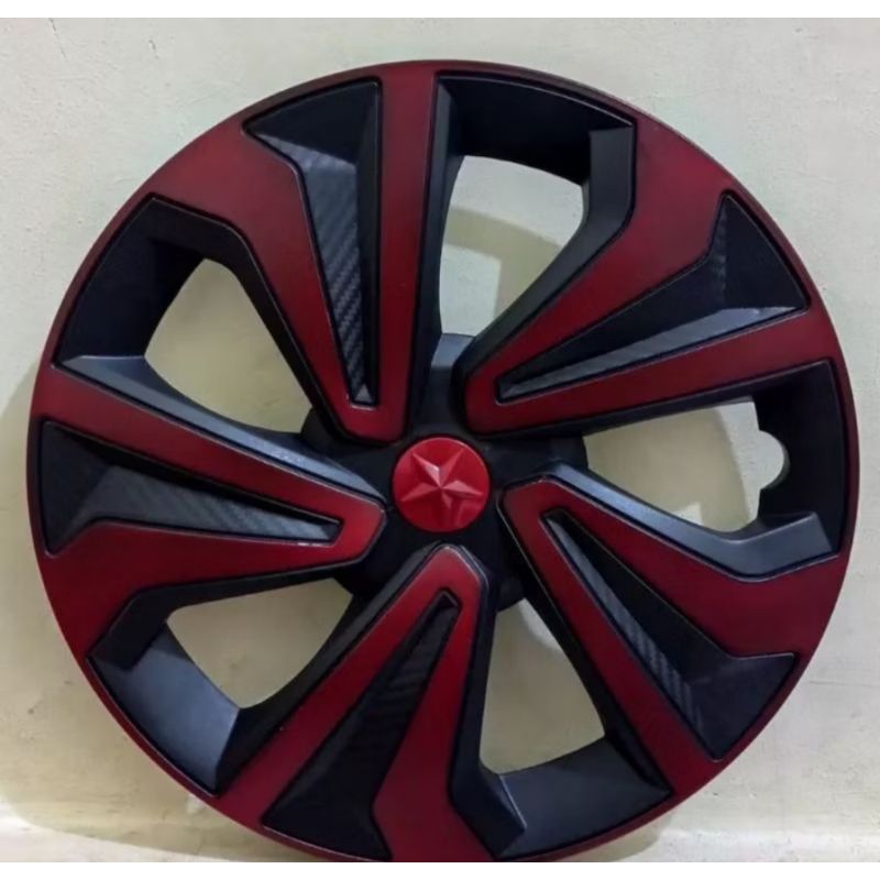 Cover dop roda ring 14 harga untuk 1 set isi 4 cocok untuk velg kaleng mobil Sigra Vios