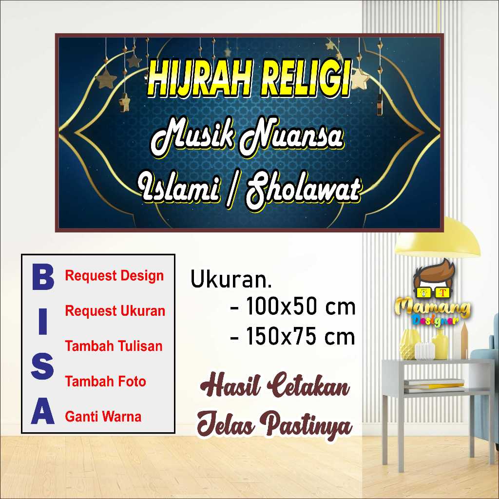 Custom Banner Spanduk MMT Group Musik Bagus Keren bb