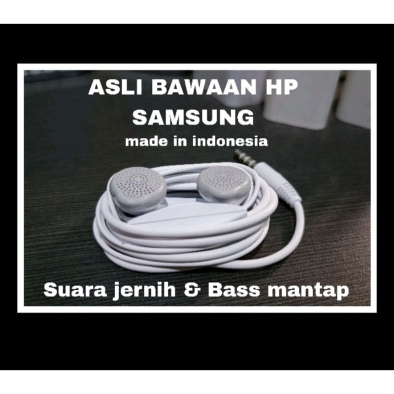 Headset Samsung Original Bawaan Hp/copotan suara jernih & Bass support 3d 5d 8d