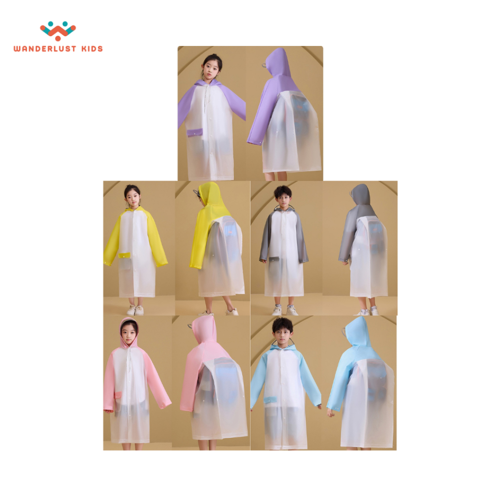 Jas Hujan Anak Import Kid Raincoat Kindergarten JH3