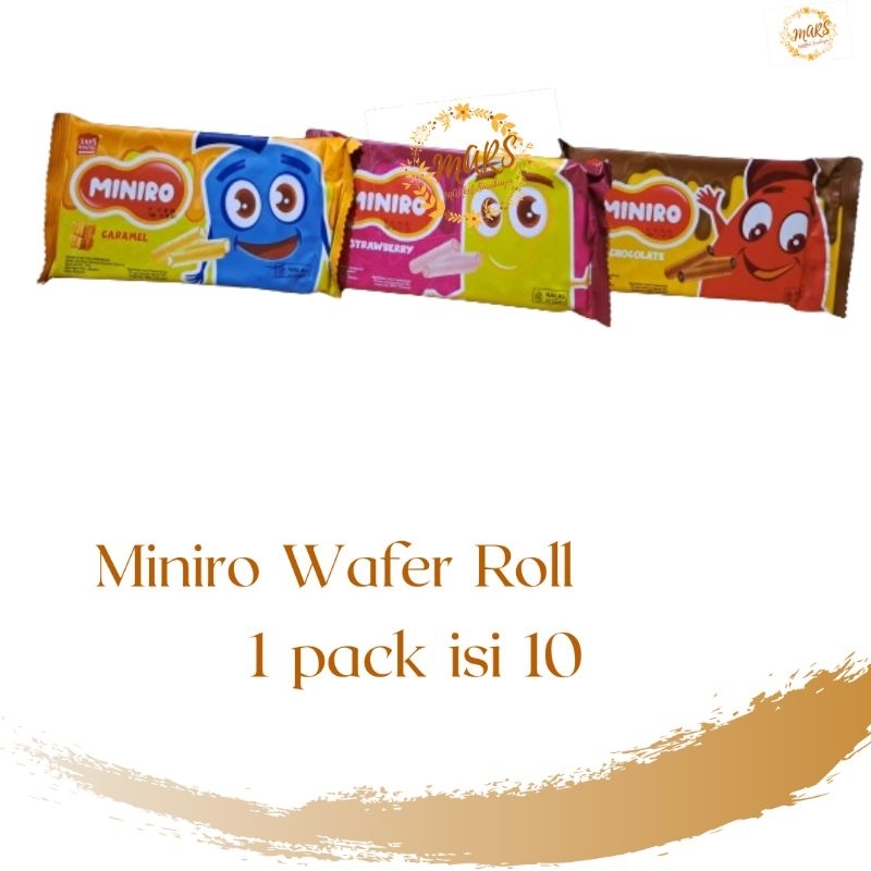 

Miniro Wafer Roll 1 pack isi 10 bks