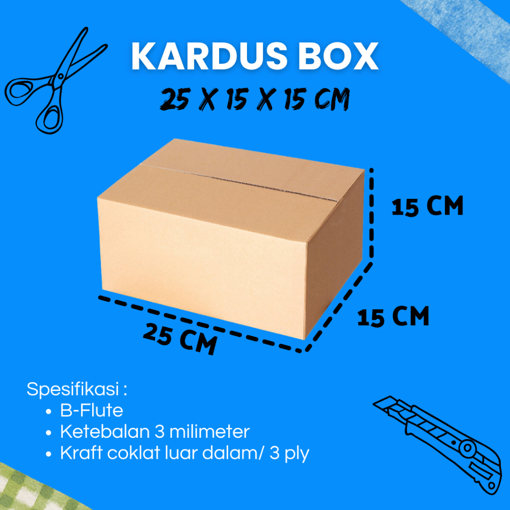 

KARDUS KARTON KOTAK PACKING PAKING UK 25x15x15 / KOTAK KARTON / KOTAK HP / KARTON / PACKING KARDUS / KOTAK ACCESORIES