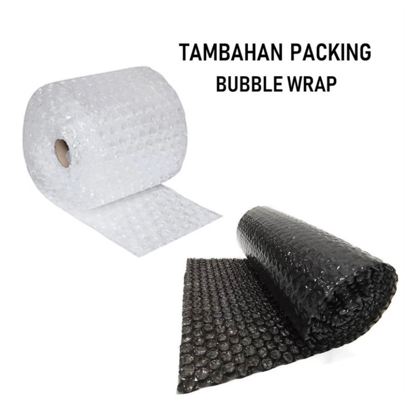 

BUBBLE WRAP TAMBAHAN PACKING KHUSUS PEMBELI DITOKO INI