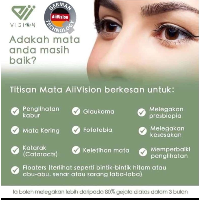 Aii Vision serum vitamin mata original 100%