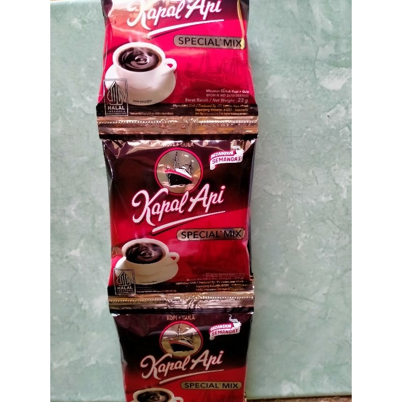 

Kopi kapal api renceng isi 10 ×22gr