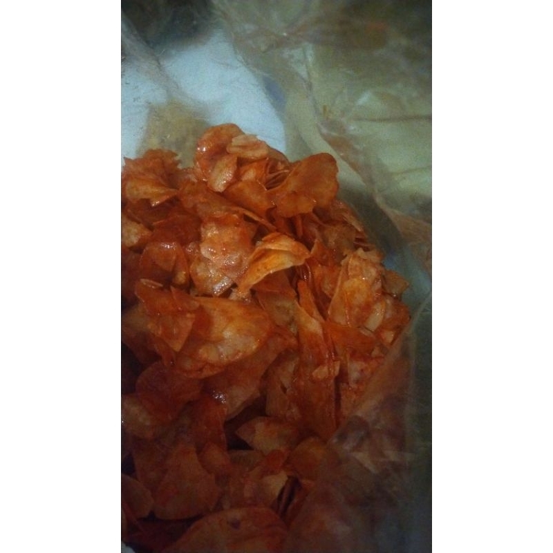 

Kripik Singkong Balado Lengket Pedas Manis 500gr - 1kg