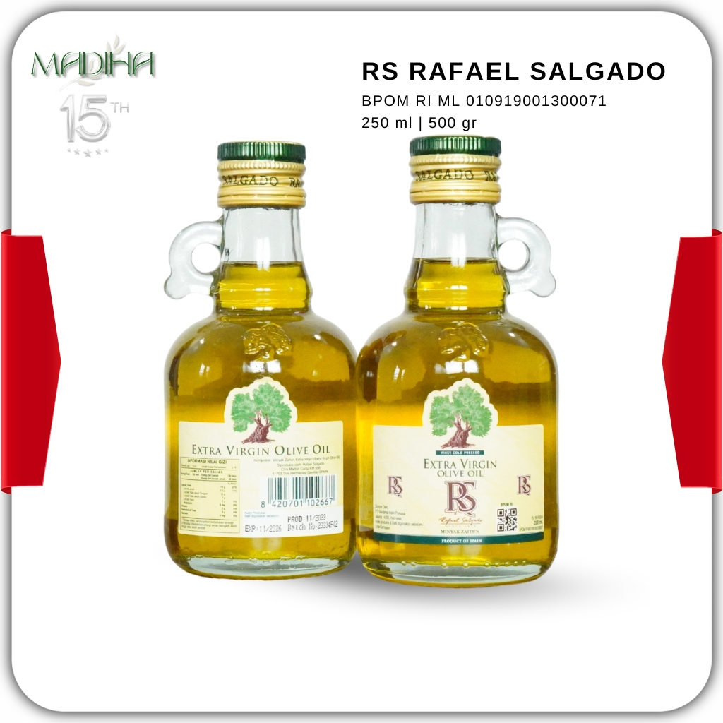 

Minyak Zaitun RS Rafael Salgado Extra Virgin Olive Oil Isi 90 Ml Dan 250 Ml