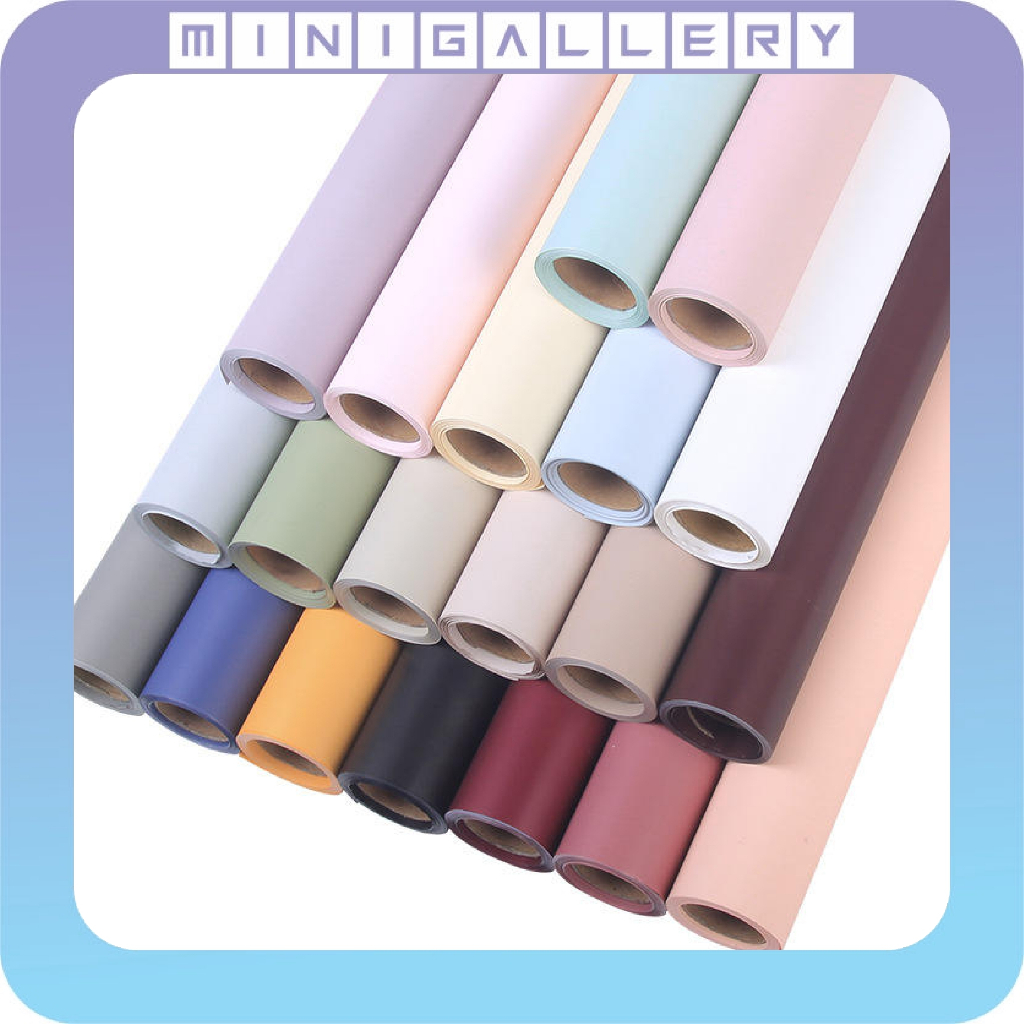 

Cellophane Solid Color Kertas Buket Bunga Polos Flower Wrapping ROLL 10 METER KB6297