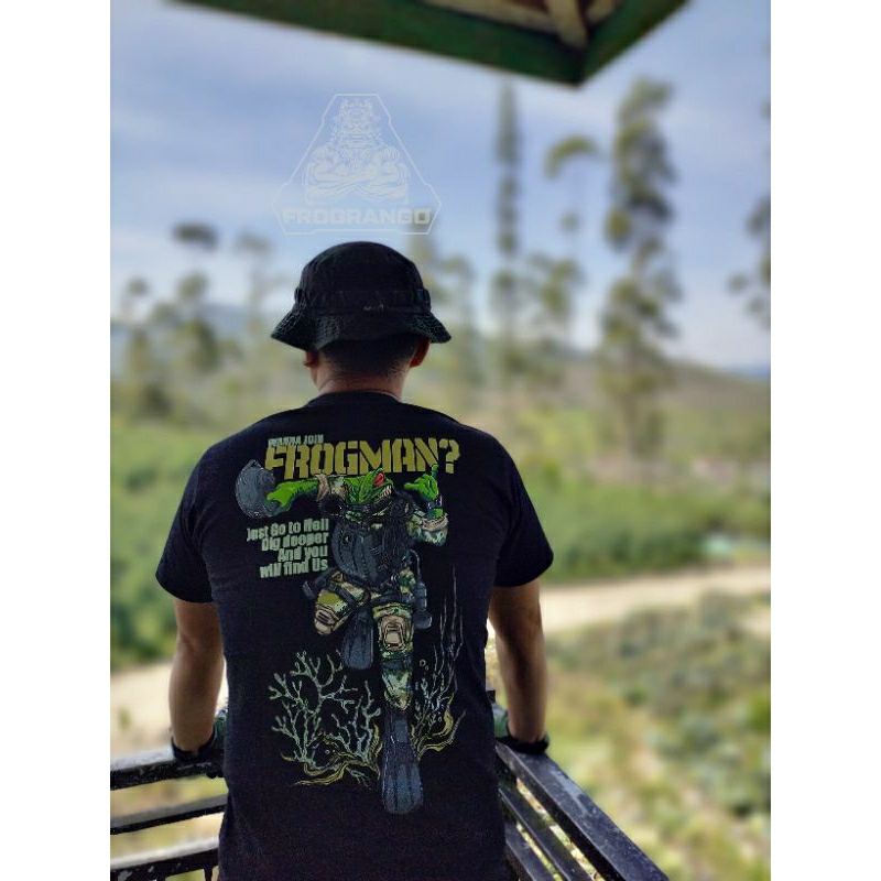 kaos frogrango Wanna Frogman