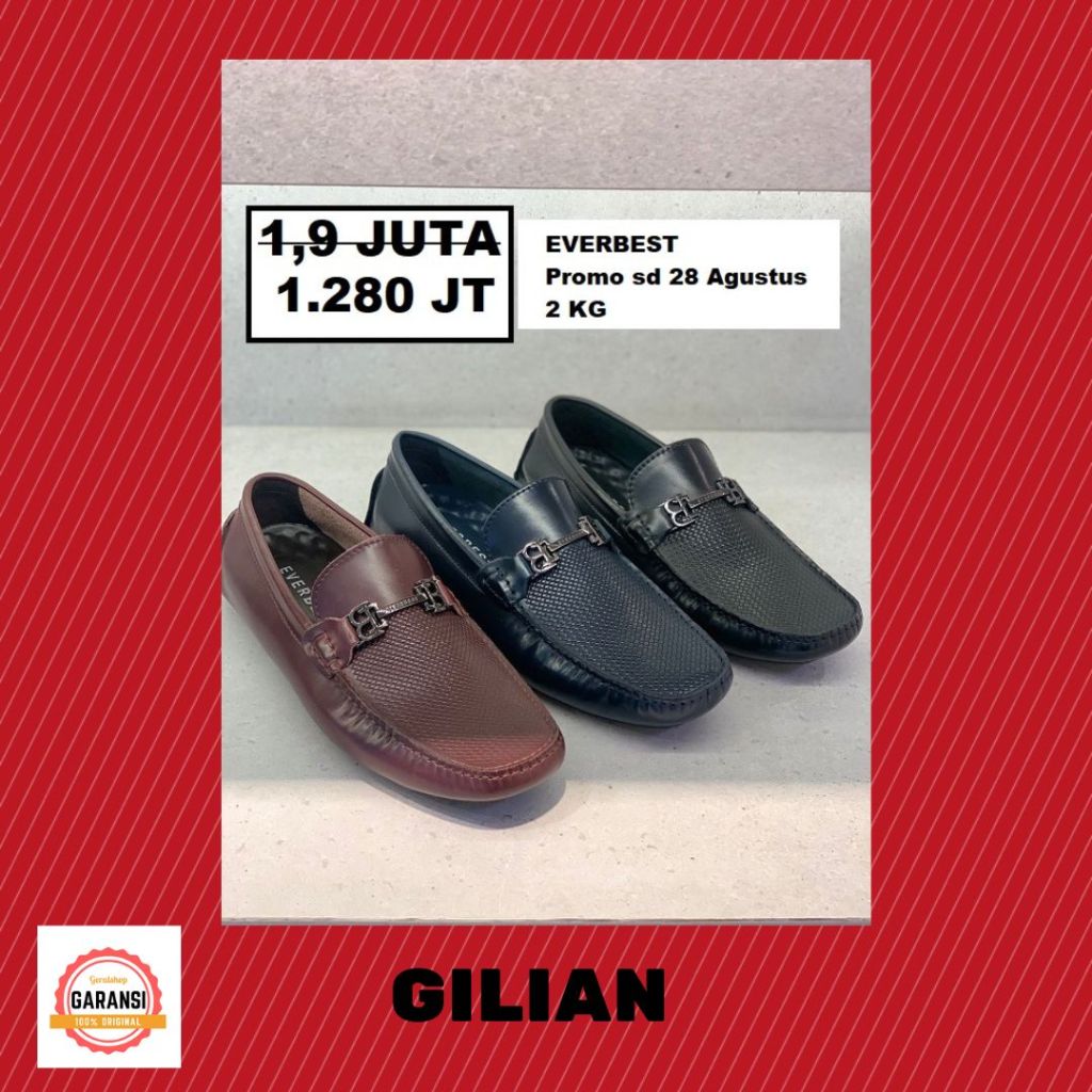 Sepatu pria Everbest sale GILIAN 100% Original Store