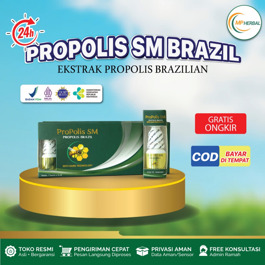 Propolis Sm Brazil Asli Original Brazilian Propolis - Propolis SM Jakarta (COD)
