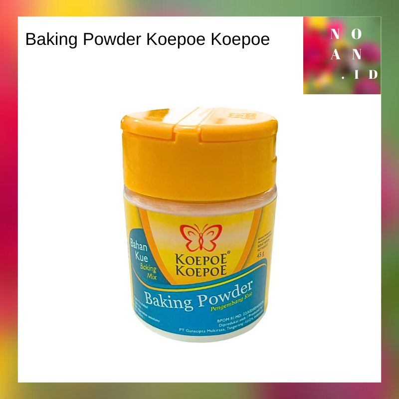 

Baking powder kopoe kupu 45 gram / pengembang kue