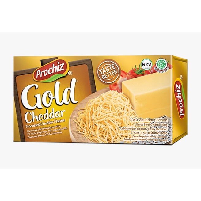 

PROCHIZ GOLD CHEDDAR 160GR