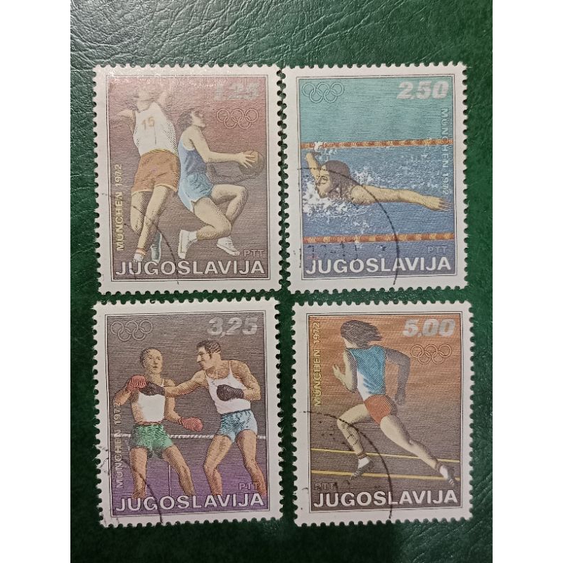 

Prangko Yugoslavia 4 Pcs Tahun 1972 USED